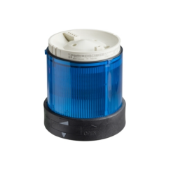 Schneider Electric XVBC2B6, Entegre LED'li Işıklı Mavi Lens