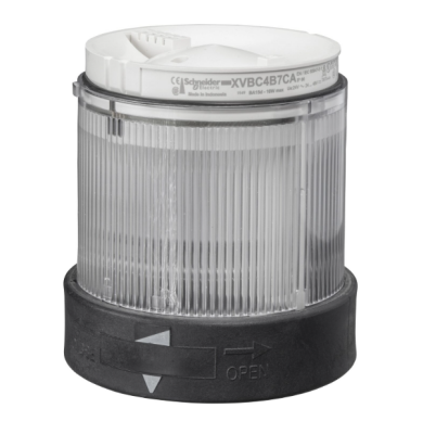 Schneider Electric XVBC2B7,  70 mm ışıklı birim - sabit - renksiz - IP65 - 24 V - 1