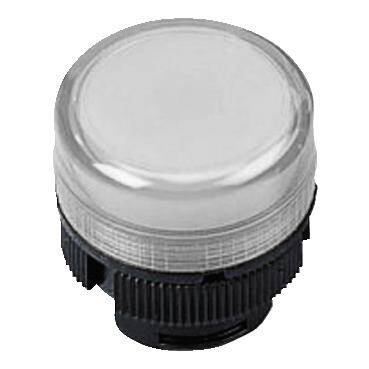 Schneider Electric ZA2BV01, Işıklı Buton için başlık, Harmony XAC, Akkor ampul için, plastik, beyaz kapak, 22mm - 1