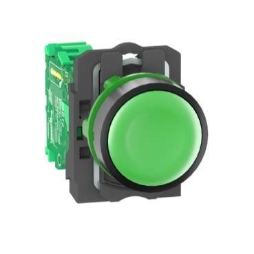 Schneider Electric ZB5RTA3, iletici - 22 mm plastik başlık - yeşil başlık - 1