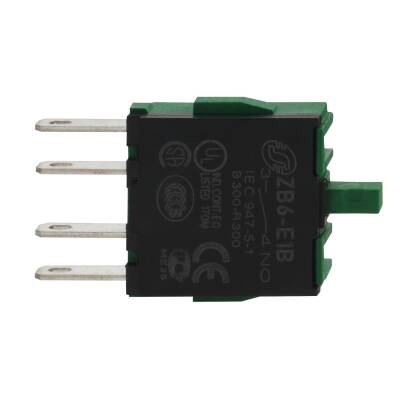 Schneider Electric ZB6E1B, başlık 16 1NA faston konnektör için tek kontak bloğu - 1