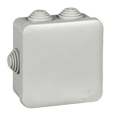 Schneider  IMT35092, Mureva BOX - bağlantı buatı - 6 salmastra - 85x85x40mm - terminalsiz - 1
