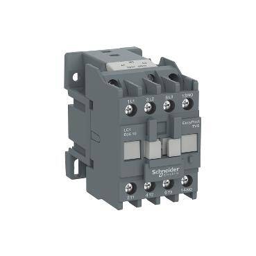 Schneider Electric LC1E2501M5, 25 Amper, 11 kW, Güç Kontaktörü, 220 Volt AC, 3 Kutuplu, 1NK - 1