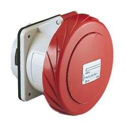 Schneider Electric PKF16G734, Düz Makina Prizi, 4-16 Amper, Trifaze, 3P-T, IP67, Vida Bağlantılı