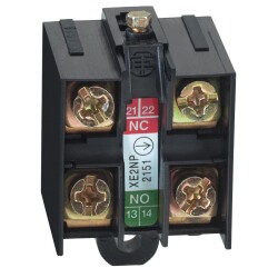 Telemecanique Sensors XE2NP2151 1NK+1NA Limit Switch Kontak Bloğu
