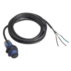 Telemecanique Sensors XUB2AKSNL2T, fotoelektrik sensör - XUB - emitör - 12..24VDC - kablo 2m ; Görüş alanı tipi, Eksenel ; Çıkış sinyalinin tipi, Gizli ; Besleme devresi tipi, DC.