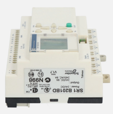 Telemecanique Sensors SR1B201BD, kompakt akıllı röle Zelio Logic - 20 G Ç - 24 V DC - saat - ekran - 1