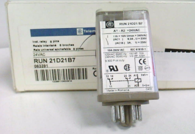 Telmecanique Sensors RUN21D21B7, Genel Amaçlı Röle - 24 V Ac - 2Oc - 1