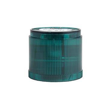 Schneider Electric XVEC5B3, 70 mm ışıklı birim - yanıp sönen - yeşil - IP65 - 24 V - 1
