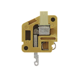 Weidmüller 0300720000, Geçiş terminal bloğu, Lehim bağlantısı, orta sarı, 2,5 mm², 20 A, 400 V, Bağlantı sayısı: 1