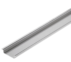 Weidmüller 0330800000, Klemens rayı, Aksesuarlar, Alüminyum, işlenmemiş, Genişlik: 2000 mm, Yükseklik: 35 mm, Derinlik: 7,5 mm