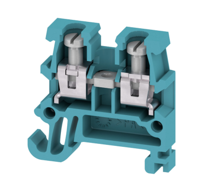 Weidmüller 0340480000, Geçiş terminal bloğu, Vidalı bağlantı, mavi, 1,5 mm², 17,5 A, 250 V, Bağlantı sayısı: 2 - 1