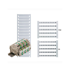Weidmüller 0354361187, Dekafix, Klemens etiketi, 5 x 5 mm, mm cinsinden adım aralığı (P): 5,00 Weidmueller, beyaz