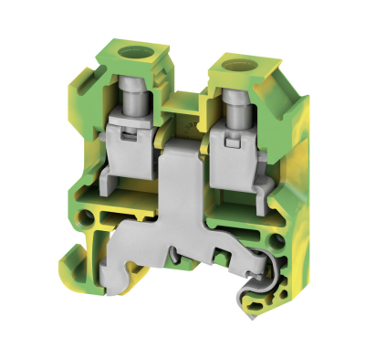 Weidmüller 0380260000, PE terminali, Vidalı bağlantı, sarı, yeşil, 4 mm², 500 V, Bağlantı sayısı: 2, Seviye sayısı: 1, TS 15, V-0, Wemid - 1