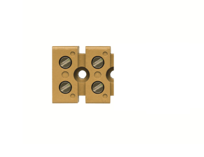 Weidmüller 0620420000, Tek ve çok kutuplu klemens şeridi, Vidalı bağlantı, orta sarı, 6 mm², 41 A, 690 V, Bağlantı sayısı: 4, Kat sayısı: 1 - 1