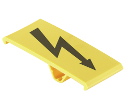 Weidmüller 1062860000, Grup işaretleyicileri, Kapak, 64 x 27 mm, mm cinsinden adım aralığı (P): 27,00 Weidmueller, sarı
