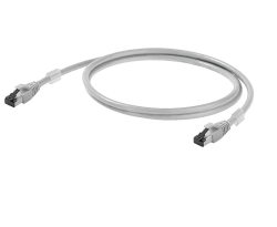 Weidmüller 1165940150, Ara bağlantı kablosu, RJ45 IP 20, RJ45 IP 20, <20 m: Cat.6A / >20 m Sınıf EA (ISO/IEC 11801 2010), LSZH, 1,5 m