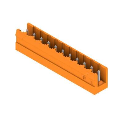 Weidmüller 1240460000, PCB fiş konnektörü, erkek başlık, açık taraf, THT lehim bağlantısı, 5,08 mm, Kutup sayısı: 11, 180°, Lehim pimi uzunluğu (l): 3,2 mm, kalaylı - 1