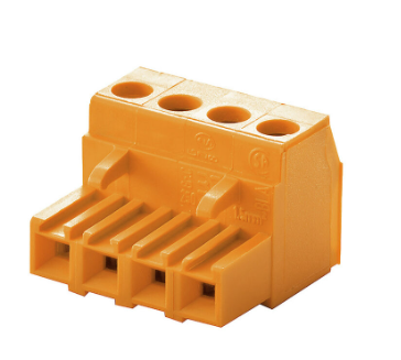 Weidmüller 1281960000, PCB fişli konnektör, dişi fiş, 5,08 mm, Kutup sayısı: 4, 180°, Sıkıştırma yatağı bağlantısı, Sıkıştırma aralığı, maks.: 1,5 mm² - 1