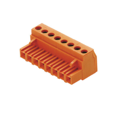 Weidmüller 1283560000, PCB fişli konnektör, dişi fiş, 5,08 mm, Kutup sayısı: 20, 180°, Sıkıştırma boyunduruğu bağlantısı, İletken kesiti (nominal bağlantı), maks.: 1,5 mm²