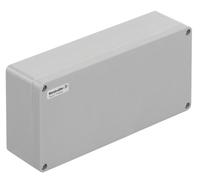 Weidmüller 1305910000, Klippon POK (boş polyester muhafaza), Boş muhafaza, Yükseklik: 160 mm, Genişlik: 360 mm, Derinlik: 90 mm, Temel malzeme: Cam elyaf takviyeli polyester, işlenmemiş, cilalı, Gümüş grisi - 1