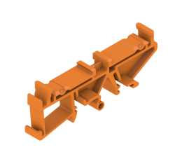 Weidmüller 1324460000, Geçmeli ayak, RS 80, RS 90, RS 100 turuncu, RS 80/90/100 için geçmeli ayak, Genişlik: 17,5 mm