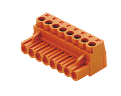 Weidmüller 1527660000, PCB fişli konnektör, dişi fiş, 5,08 mm, Kutup sayısı: 14, 180°, Sıkıştırma boyunduruğu bağlantısı, İletken kesiti (nominal bağlantı), maks.: 3,31 mm²
