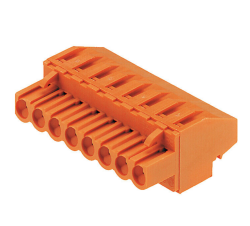 Weidmüller 1557360000, PCB fişli konnektör, dişi fiş, 5,08 mm, Kutup sayısı: 2, 270°, Sıkıştırma boyunduruğu bağlantısı, İletken kesiti (nominal bağlantı), maks.: 3,31 mm²