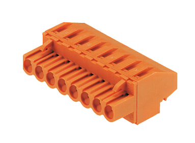 Weidmüller 1557460000, PCB fişli konnektör, dişi fiş, 5,08 mm, Kutup sayısı: 3, 270°, Sıkıştırma yatağı bağlantısı, Sıkıştırma aralığı, maks.: 3,31 mm² - 1