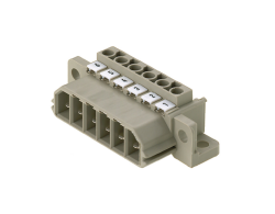 Weidmüller 1612160000, PCB fişli konnektör, erkek fiş, 7,00 mm, Kutup sayısı: 9, 180°, Sıkıştırma boyunduruğu bağlantısı, İletken kesiti (nominal bağlantı), maks.: 4 mm²