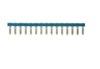 Weidmüller 1633280000, Vidalı bağlantı (terminal), mavi, 17,5 A, Kutup sayısı: 50, Aralık (mm): 6,20, Yalıtımlı: Evet, Genişlik: 4,2 mm - 1