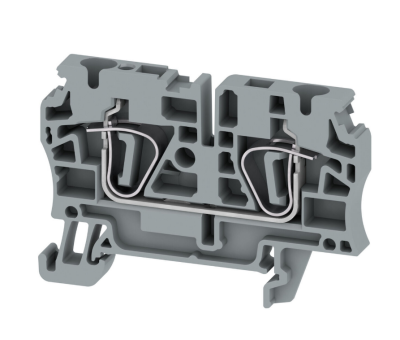 Weidmüller 1683630000, Geçiş klemensi, yaylı bağlantı, 4 mm², 800 V, 32 A, gri - 1