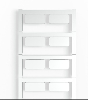 Weidmüller 1713700000, SwitchMark, Cihaz etiketleri, 12,5 x 27 mm, SwitchMark taşıyıcısı, gümüş - 1