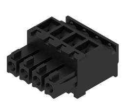 Weidmüller 1798550000, PCB fişli konnektör, dişi fiş, 3,81 mm, Kutup sayısı: 4, 90°, Sıkıştırma boyunduruğu bağlantısı, İletken kesiti (nominal bağlantı), maks.: 1,5 mm²