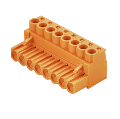 Weidmüller 1943640000, PCB fişli konnektör, dişi fiş, 5,08 mm, Kutup sayısı: 8, 180°, Sıkıştırma boyunduruğu bağlantısı, İletken kesiti (nominal bağlantı), maks.: 4 mm² - 1