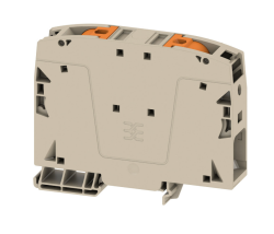Weidmüller 26632500000 , Geçiş klemensi, PUSH IN, 50 mm², 1000 V, 150 A, koyu bej