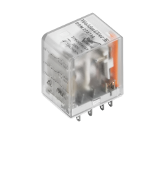 Weidmüller 7760056081, D-SERIES DRM, Röle, Kontak sayısı: 4, CO (değiştirici) kontak, AgNi altın kaplamalı, Nominal kontrol gerilimi: 110 V DC, Sürekli akım: 5 A, Geçmeli bağlantı