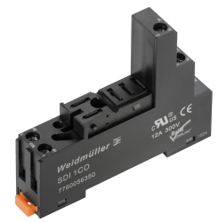 Weidmüller 7760056350, D-SERIES DRI, Röle soketi, Kontak sayısı: 1, CO kontağı, Sürekli akım: 12 A, Vidalı bağlantıa