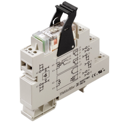 Weidmüller 8530681001, PLUGSERIES, Röle modülü, Kontak sayısı: 2, CO (değiştirici) kontak AgNi 90/10, Nominal kontrol gerilimi: 230 V AC ±%10, Sürekli akım: 8 A, Vidalı bağlantı, Test butonu: Yok