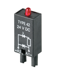 Weidmüller 8690970000, RIDERSERIES RCL, serbest geçiş diyotlu LED modülü, Nominal kontrol gerilimi: 24…60 V DC, Geçmeli bağlantı