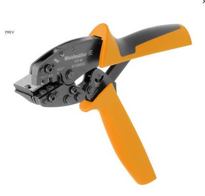 Weidmüller 9013080000, Presleme aleti, Kontaklar için sıkma aleti, 0,5 mm², 2,5 mm², B-Crimp - 1