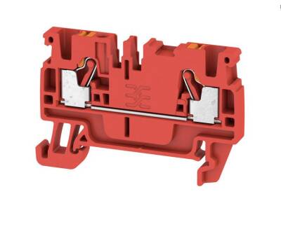 Weidmüller Geçiş terminali, PUSH IN, 2,5 mm², 800 V, 24 A, kırmızı-1521900000 - 1